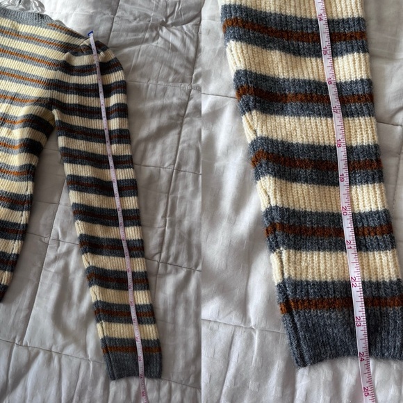 NWT Treasure & Bond Stripe Crewneck Sweater Multi Colour XS - Picture 13 of 15